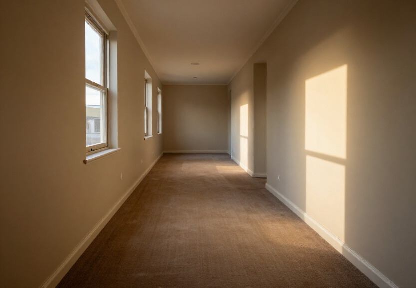 Restored living room in Kyle Bay after flood cleanup